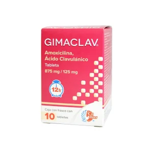 GIMACLAV 10 TAB 875/125 MG