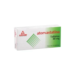 Atorlip Atorvastatina 40 Mg 10 Tabletas Genérico Mavi