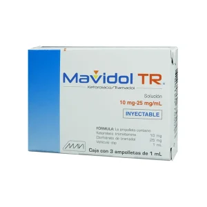 MAVIDOL TR 3 AMP 25/10 MG