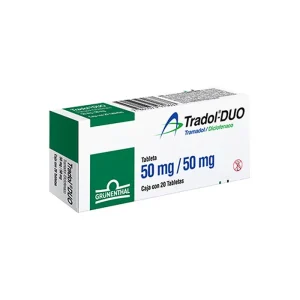 Tradol Dúo 50/50 Mg 20 Tabletas