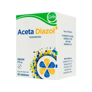 Aceta Diazol 250 Mg 30 Tabletas