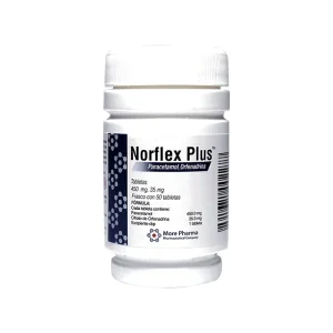 Norflex Plus 35/450 Mg 50 Tabletas